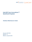 Care Innovations Intel-GE Personal Response System User`s manual