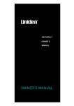Uniden Bearcat UBC3500XLT Owner`s manual