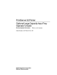 Digital Equipment Corporation PrintServer 32Printer Instruction manual
