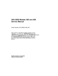 Vax V-041HS Service manual