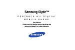 Samsung Glyde User manual