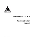 Altigen AltiWare ACC 5.2 User guide