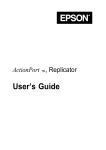 Epson PP 809 User`s guide