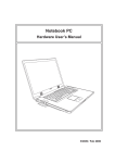 Asus W2J User`s manual