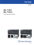 Extron electronics Interface IPL T PC1i User guide