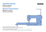 Brother 884-639 Instruction manual