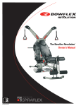 Bowflex Revolution Owner`s manual