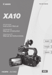 Canon A10 Operating instructions