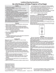 Draper SLX17 Operating instructions