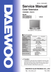 Daewoo DTQ-26S2FCC Service manual