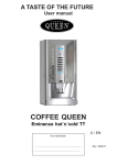 Coffee Queen Eminence User manual