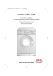 AEG LAVAMAT 62895 Operating instructions