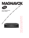 Magnavox VR201BMG Owner`s manual