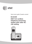 AT&T EL52100 User`s manual