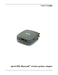 MPI Bluetooth Printer Adapter USB User`s guide