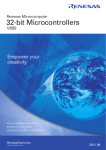 Renesas Single-Chip Microcomputer M34519T-MCU Product specifications