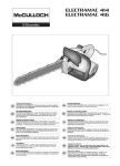 McCulloch ElectraMac 95390054000 Specifications