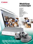 Canon WebView LivescopeMV Specifications