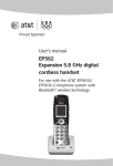 Motorola SD4502 - System Expansion Cordless Handset Extension User`s manual