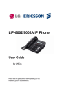 Ericsson LIP-8002E User guide