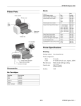 Epson C64 Specifications