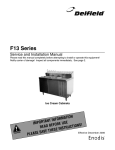Delfield F13BC44 Installation manual