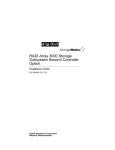 Digital Equipment Corporation RAID Array 3000 storage subsystem Installation guide