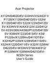 Acer EV-X34 User`s guide