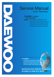 Daewoo DTQ 29S1FCN Service manual