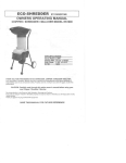 DEK 2-Way Feed Chipper/Shredder Specifications