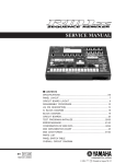 Yamaha RM1x Service manual