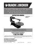 Black & Decker BDSS100 Instruction manual