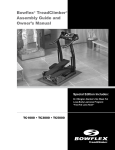 Bowflex TreadClimber TC5 Owner`s manual