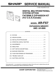 Sharp AR-FX7 Service manual