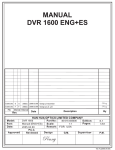 CyberHome DVR 1600 User manual