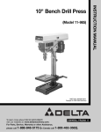 Delta 11-985 Instruction manual