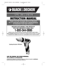 Black & Decker 1 VPX VPX1201 Instruction manual