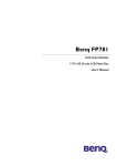 BenQ FP781 User`s manual