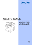 Brother MFC-8370DN User`s guide