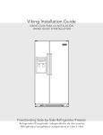 Viking VCSF136DSS Installation guide