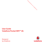 Vodafone Pocket WiFi 4G User guide
