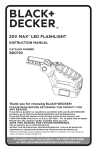 Black & Decker BDCf20 Instruction manual