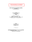 B&B Electronics Strain Gauge/Load Cell Bridge Amplifier FBDA Specifications