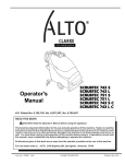 Clarke Alto SCRUBTEC 751L Operator`s manual