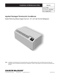 McQuay PDAA Specifications