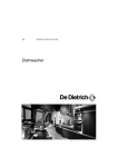 DeDietrich Dishwasher User`s manual