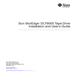 Quantum DLT 8000 User`s guide