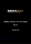 SignaMax 065-1795 Specifications