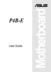 Asus P4B-E User guide