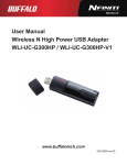 Buffalo WLI-UC-G300HP User manual